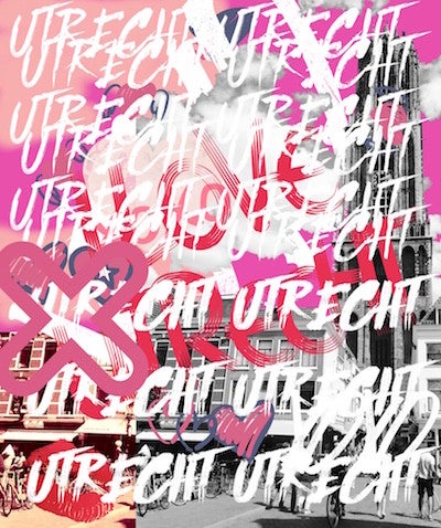 Nieuw UTRECHT PINK DOMTOREN  | 60x40cm ART Photo Print