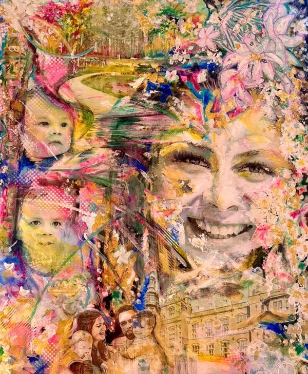 Modern Schilderij 120 x 100 cm, A Future in Bloom – Amber Houweling | DomcityART