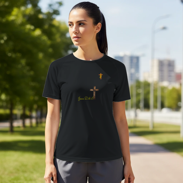 5and2 Urban Sport Jesus Did It T-Shirt Black