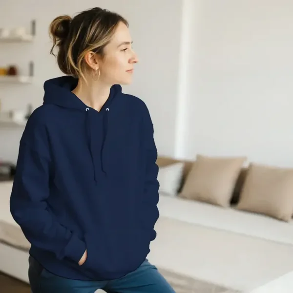 5and2 NAVY Bible Verse Classic Hoodie