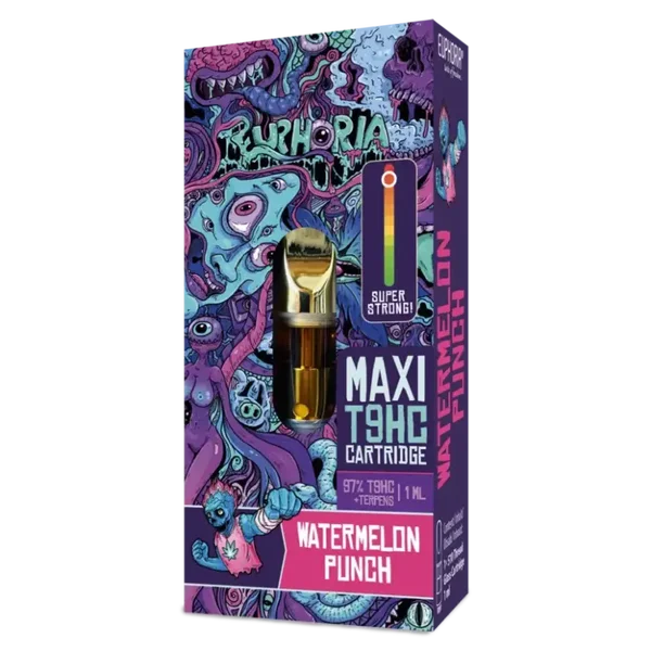 Euphoria T9HC Vape Cartridge 1ml Wassermelone