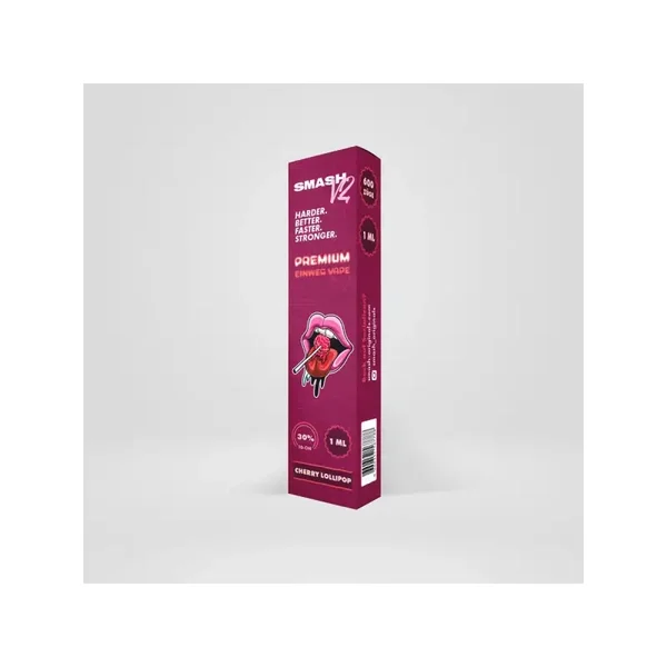 Smash cherry Lollypop Vape 1ml