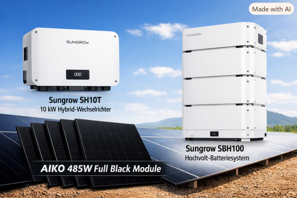 PV Paket 1x SH10T 1xSBH100 22x Aiko 485Watt Module