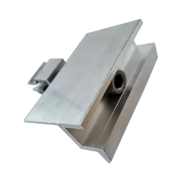 Endklemme mit Klick-System (silber, unbehandelt)