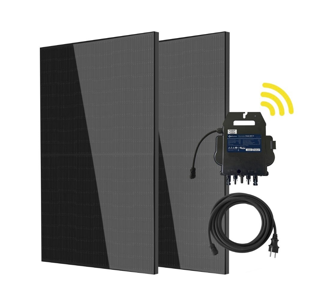 "Plug&Play Mini-PV-Anlage-Set, 600 W - 800 W, Echtzeit-Überwachung per App"