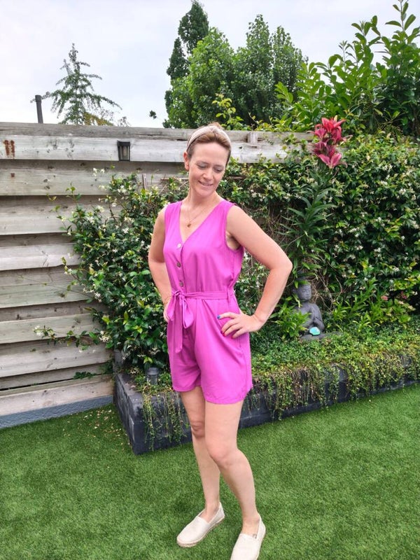 Jumpsuit paars