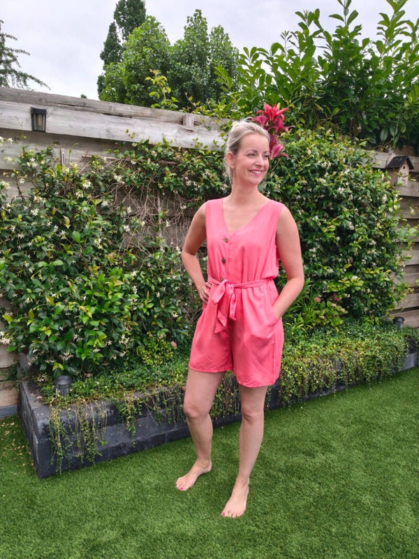 Jumpsuit roze