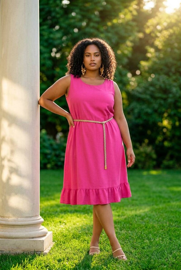 Zomerjurk roze