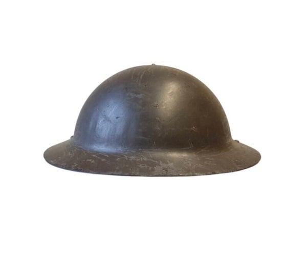 WW2 British Steel Raw Edge Helmet 1941