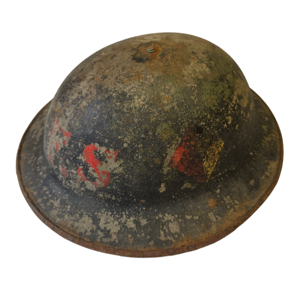 Rare Original WW1 British Steel Combat Helmet-WW2 Reissued