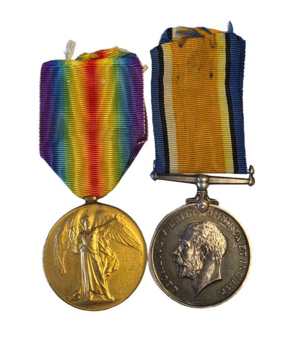 WW1 British Medals F.R.CLARK. 202314 YORK.L.I