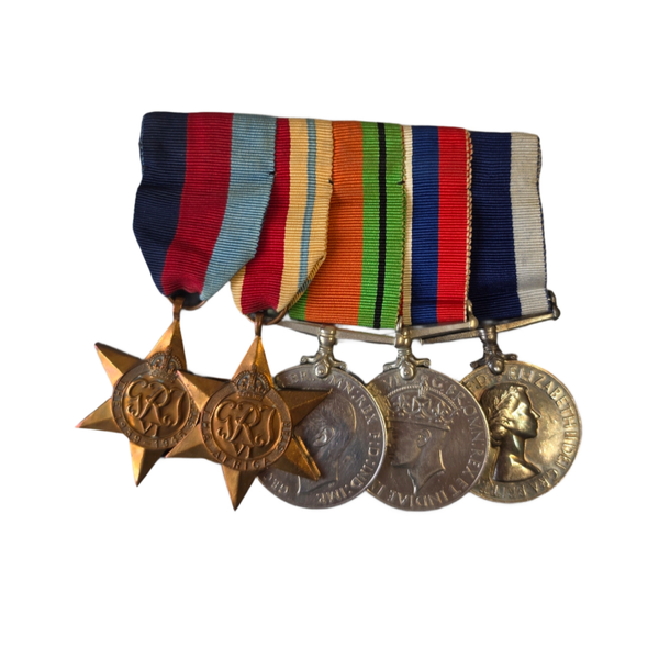 WW2 Royal Navy 5 Medal Group JX.801904 W.R. Gibson HMS Nereide