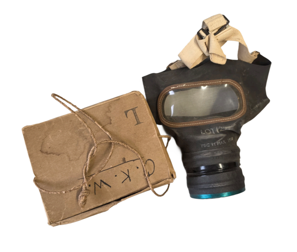 Original WW2 British Civilian Gasmask-Large