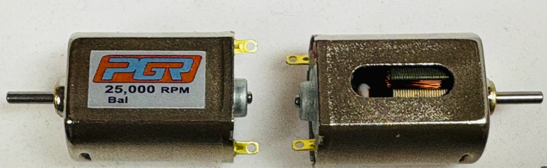 PGR slot car motors