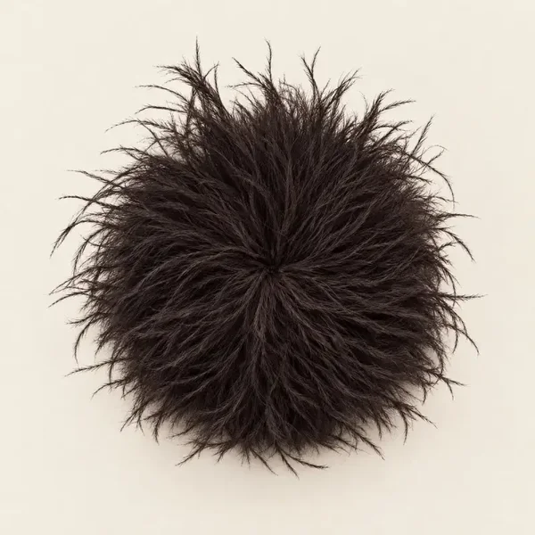 Pluche broche - Coffee