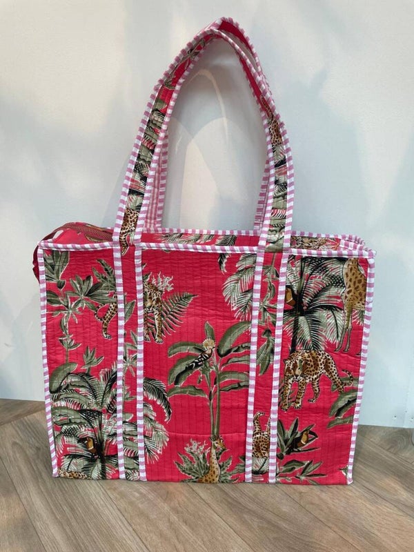 Tas Patchwork - Fuchsia