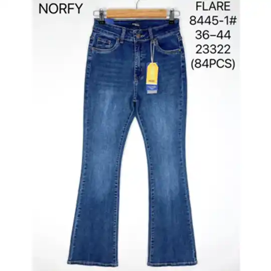 Spijkerbroek Norfy Flared Liv - Blauw