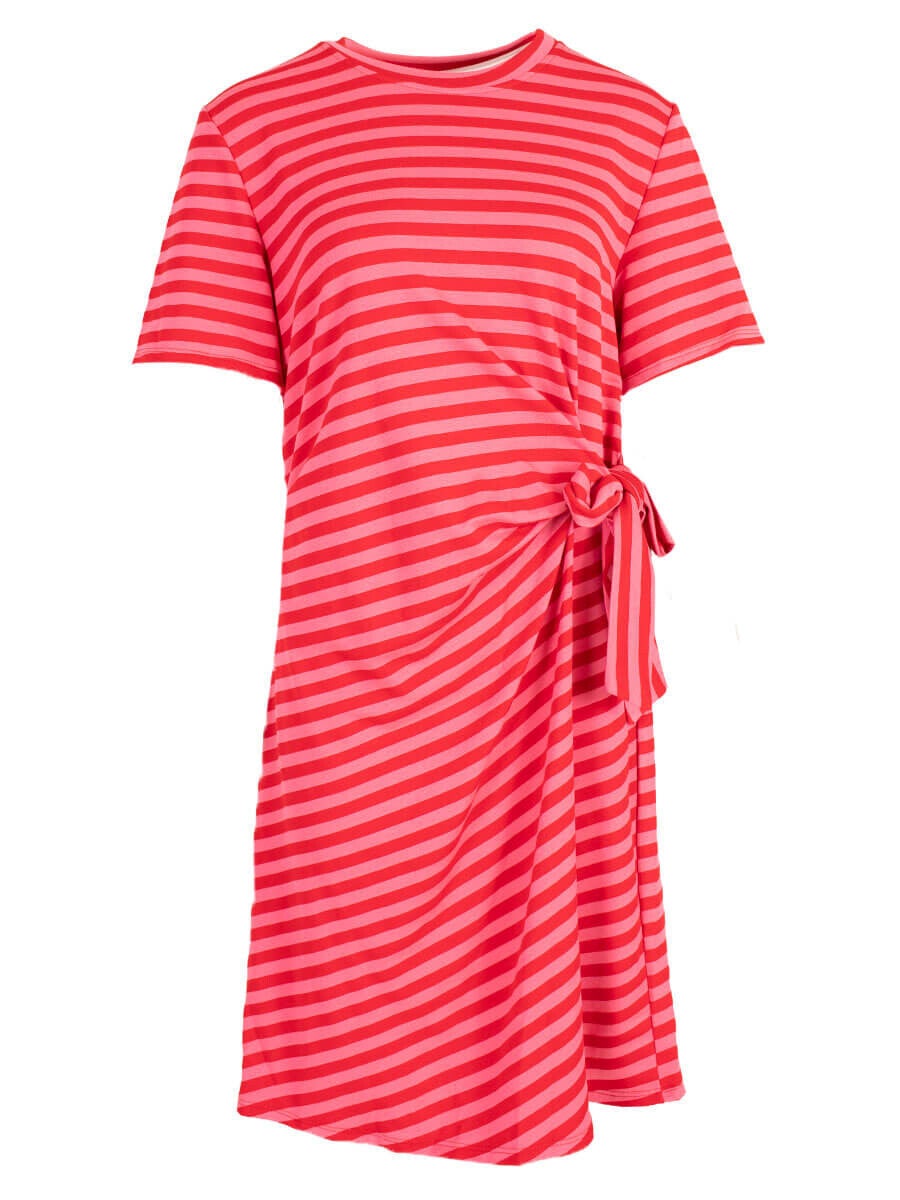 Streepjurk Azzurro - Rood, roze
