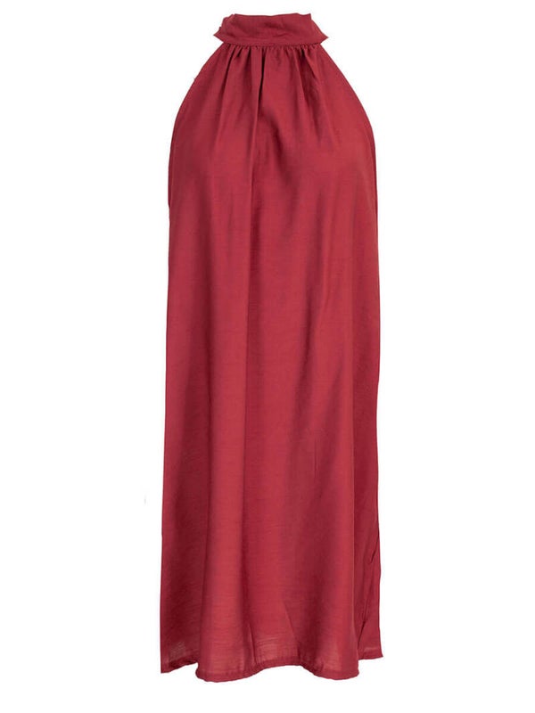 Halterjurk Azzurro - Bordo