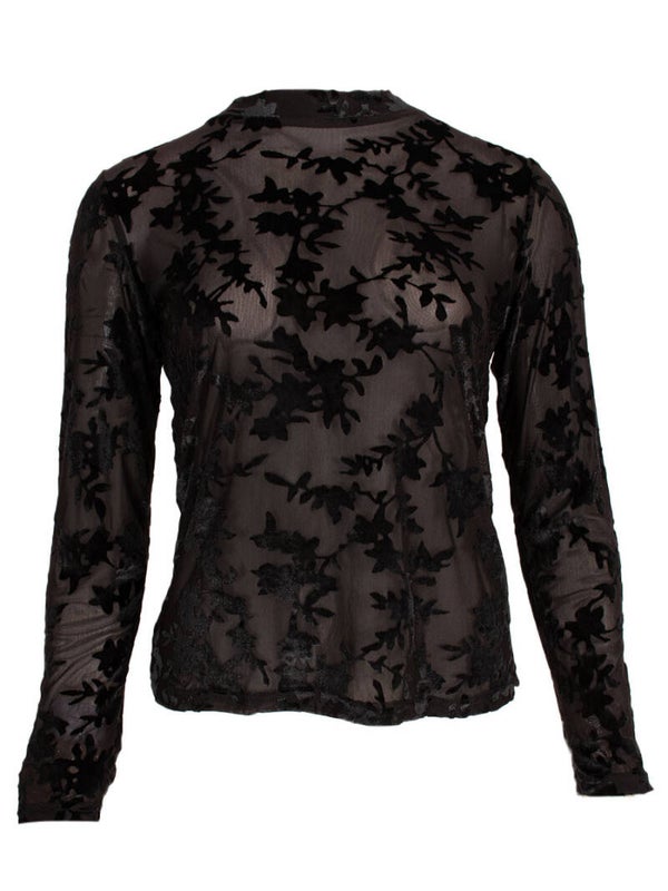 Top Azzurro Laure - Zwart