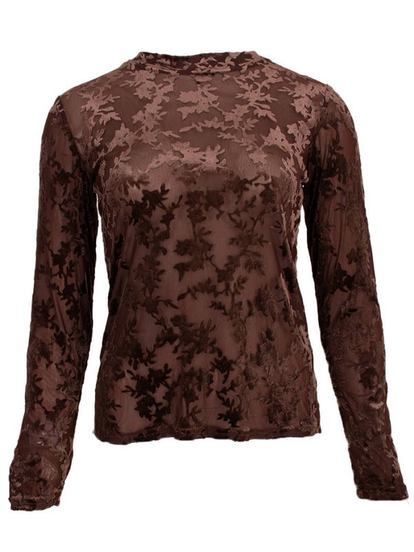 Top Azzurro Laure - Bruin