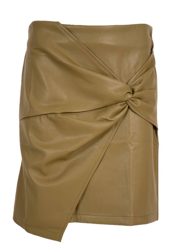 Rokje Leatherlook Azzurro - Groen