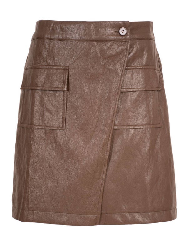 Rok Azzurro Leatherlook Liz - Bruin