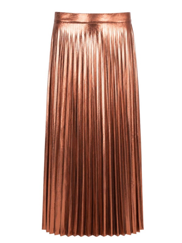Rok Azzurro Plisse - Bruin