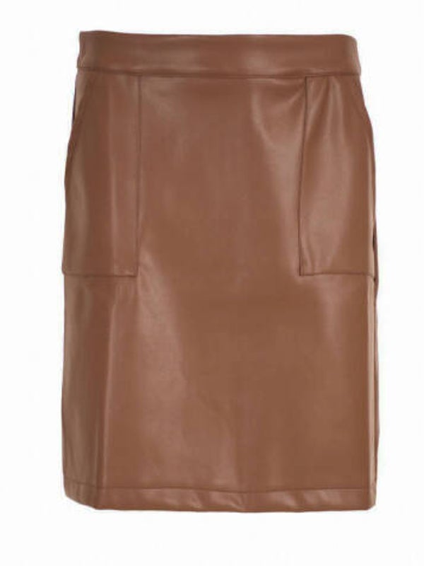 Rok Azzurro Lina Leatherlook - Bruin