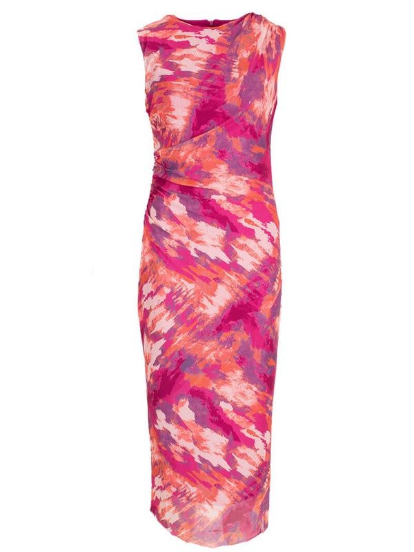 Jurk Azzurro Lang Amelie  - Roze, paars