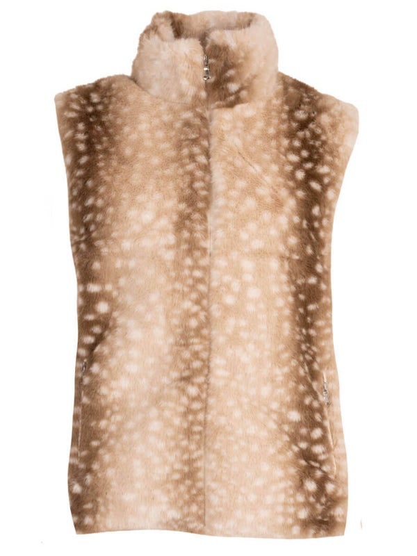 Gilet Azzurro Bambi - Creme