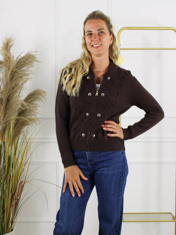 Vest Celine - Bruin