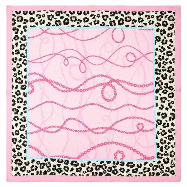 Sjaaltje Satijnlook Print - Roze