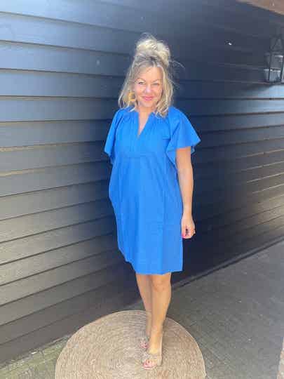 Jurk Azzurro Donna - Kobalt Blauw