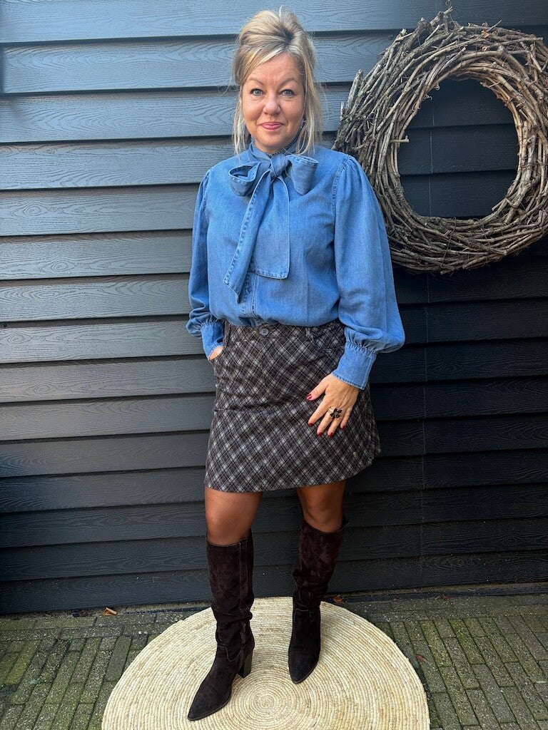 Rokje Azzurro - Bruin