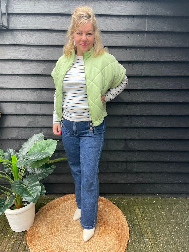 Bodywarmer Azzurro - Mint Groen