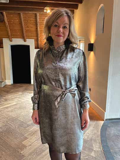 Jurk Azzurro - Zilver