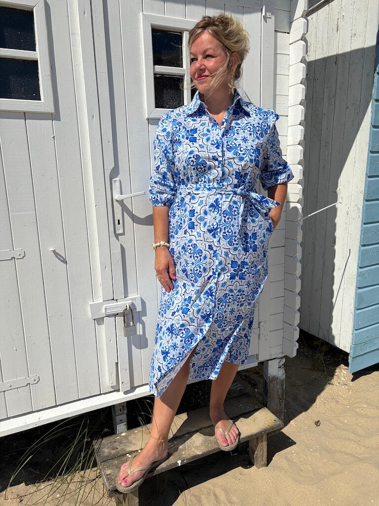 Jurk Azzurro Allene - Blauw
