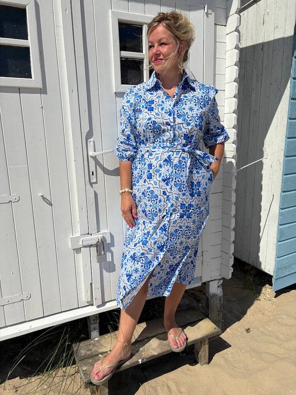 Jurk Azzurro Allene - Blauw