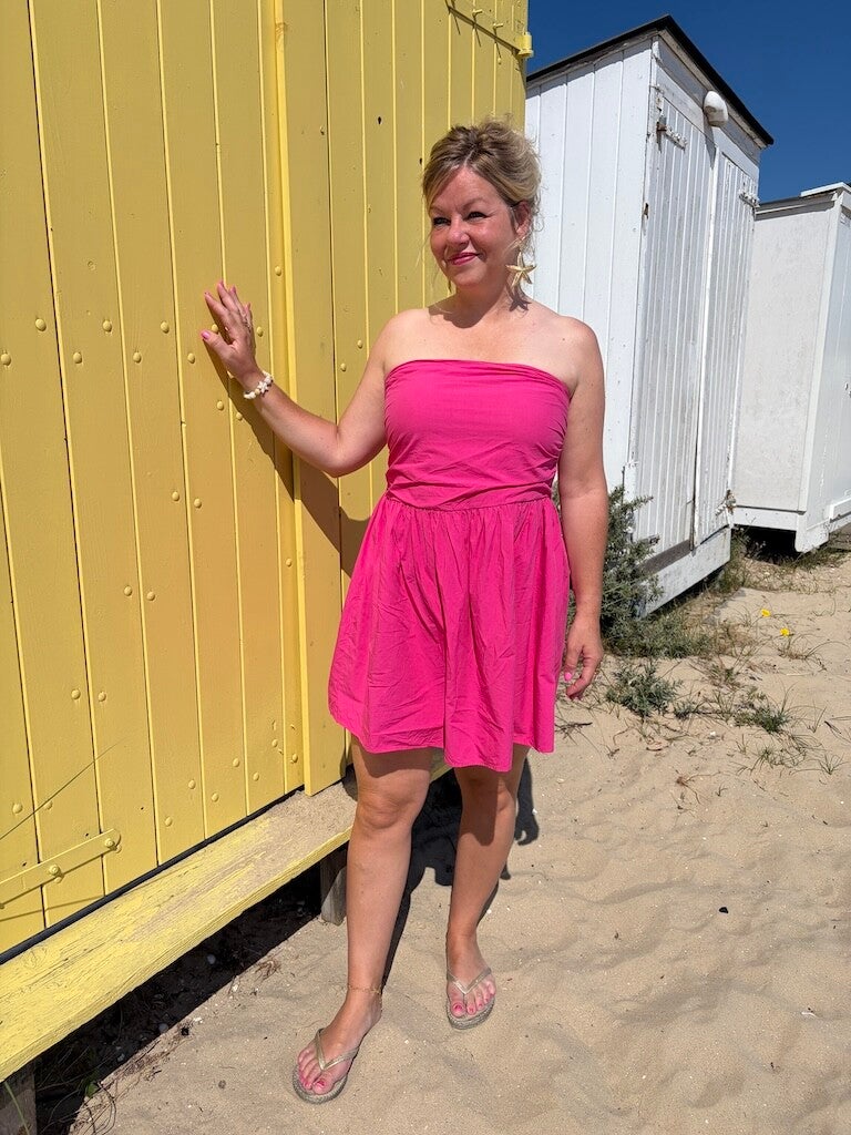 Jurk Azzurro - Fuchsia