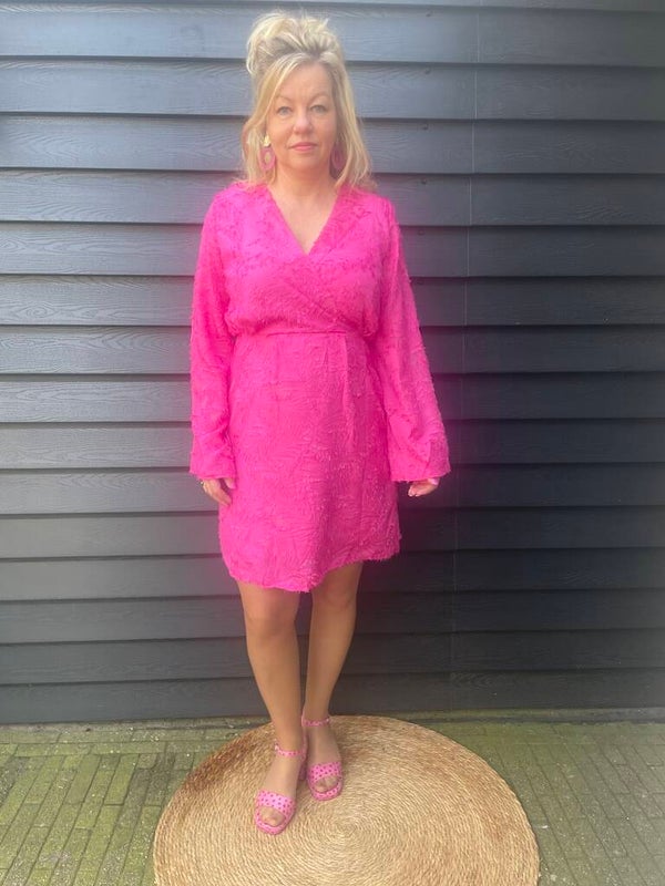 Jurk Azzurro - Fuchsia
