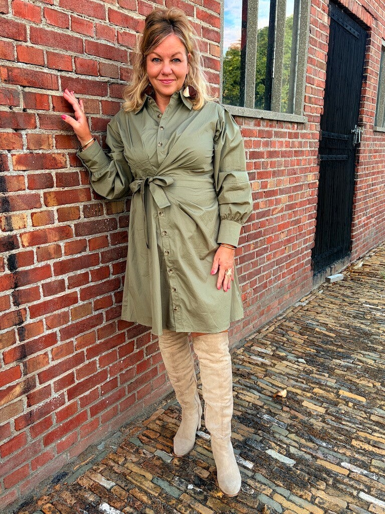 Jurk Azzurro Loua - Groen