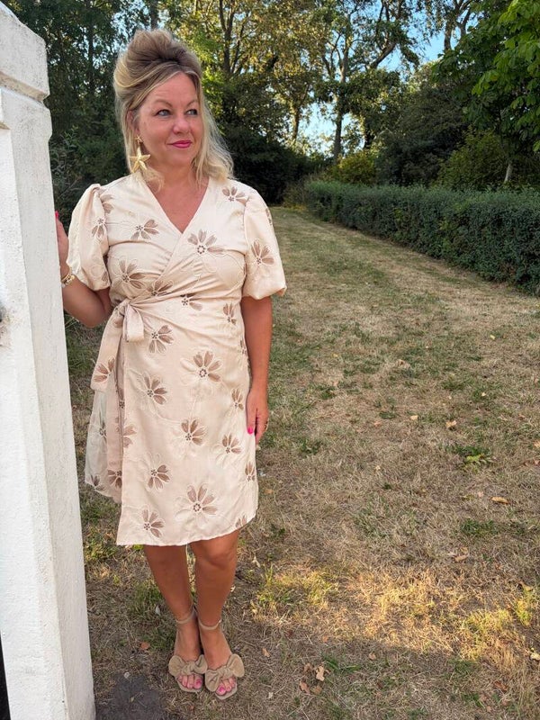 Jurk Azzurro Rieke - Beige
