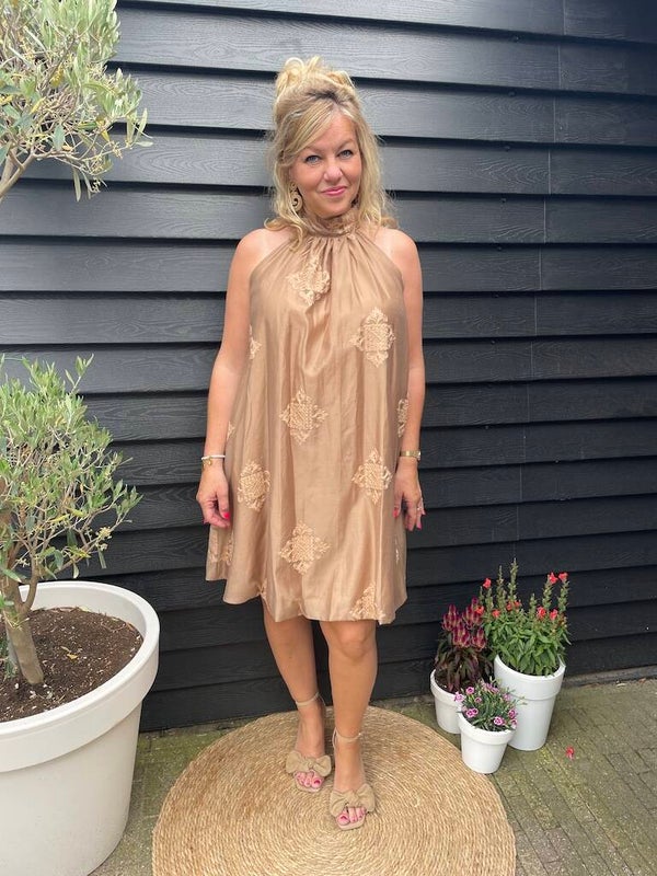 Jurk Halter Kiley - Beige