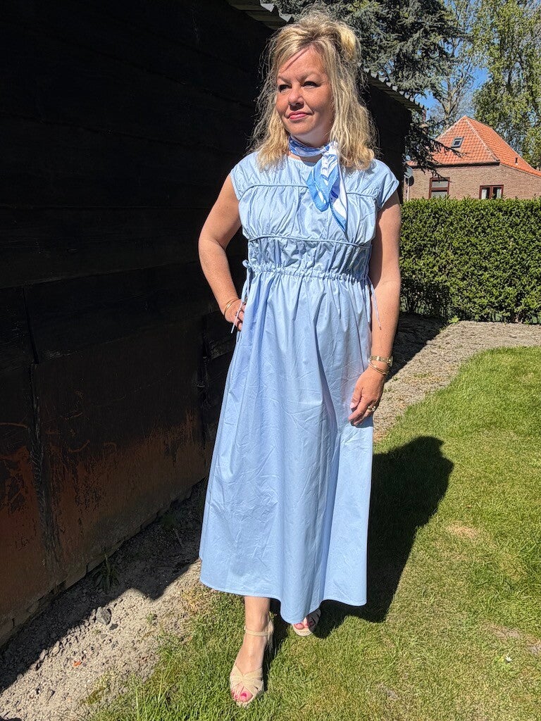 Jurk Lang Azzurro Lise - Blauw