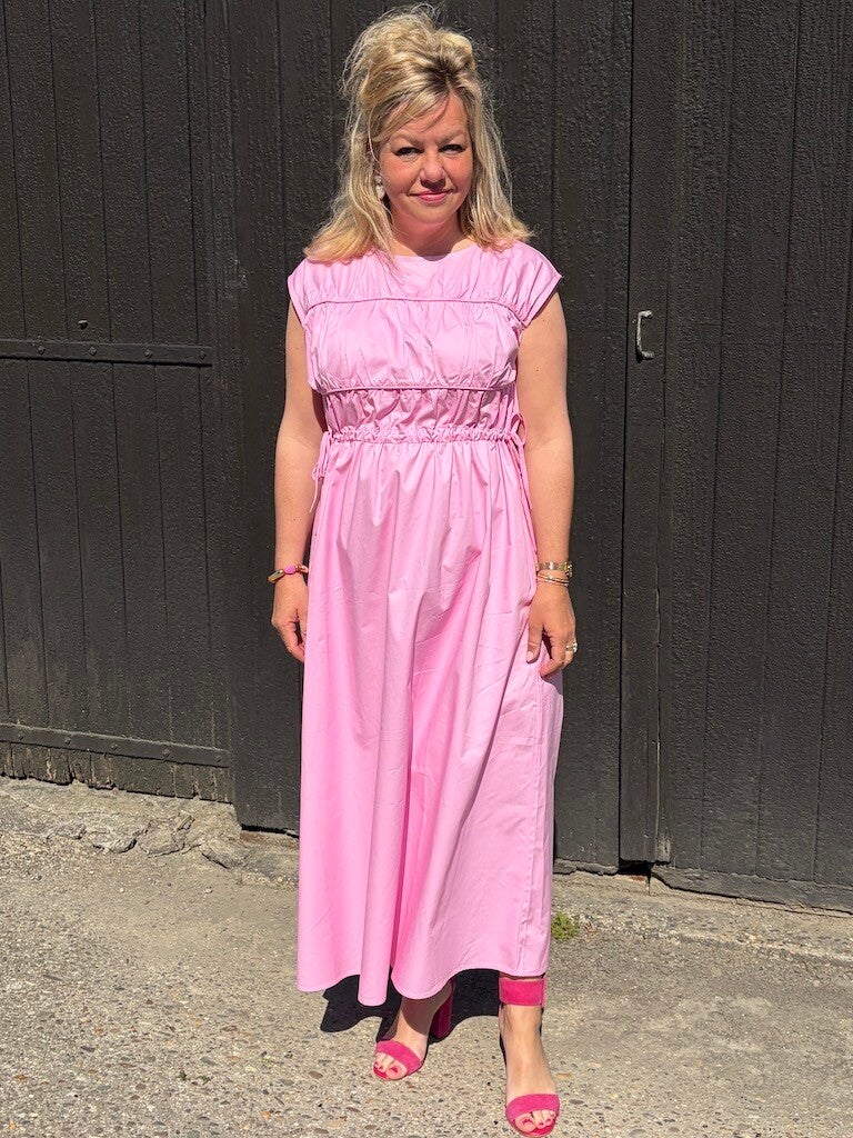 Jurk Lang Azzurro Lise - Roze