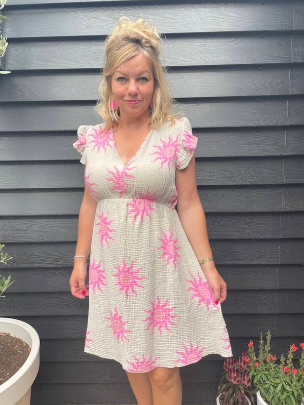 Zomerjurk Liona - Beige