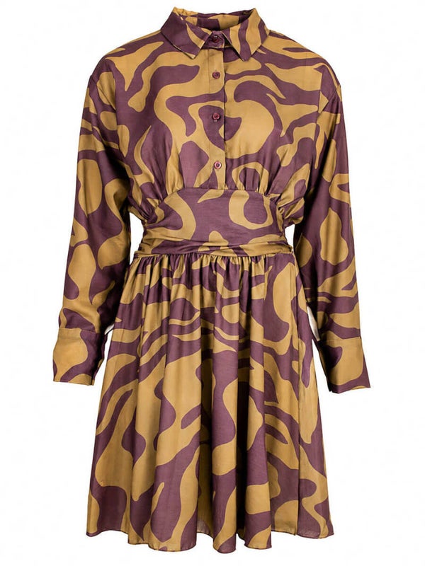 Jurk Azzurro Milou - Groen, bordeaux