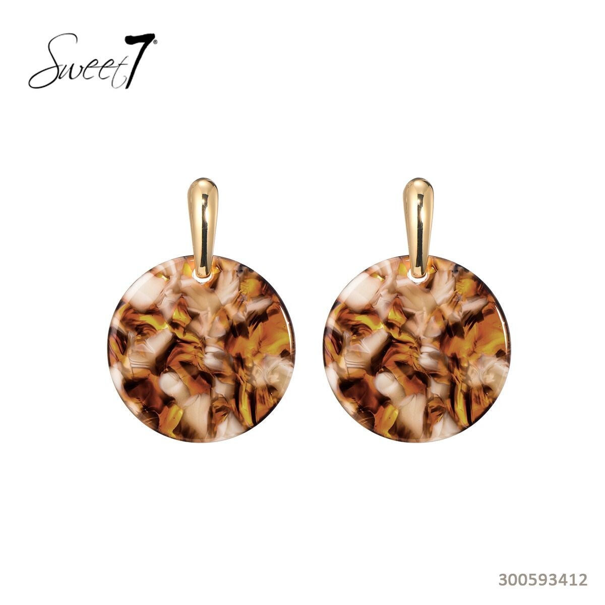 Oorbellen Sweet 7 - Bruin