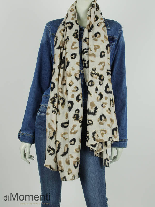 Sjaal Tijger - Beige